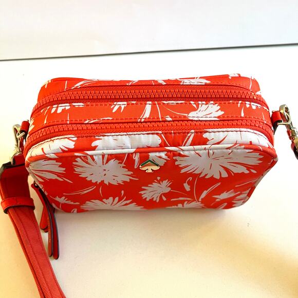 KATE SPADE NWOT, Vibrant Orange, Crossbody Bag, Tropical - Picture 3 of 11